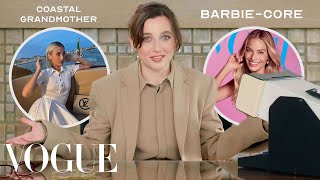 Emma Chamberlain Rates the Years Top Fashion Trends  Vogue [upl. by Rebba]