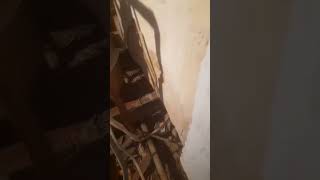 DIY new floorboard installation under gas meter and pipes easy repair floorboards diy floorrepir [upl. by Thibault352]