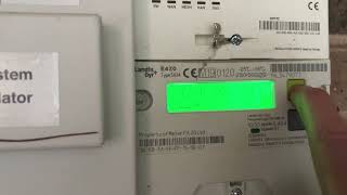 Reading a Landis E470 type 5452 electricity meter  new method faster [upl. by Ymiaj]