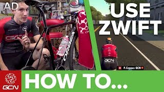 How To Use Zwift  Zwift For Beginners [upl. by Odlonra]