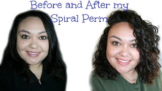 Before During and After a Spiral Perm [upl. by Reniti271]