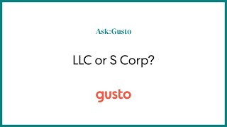 LLC vs S Corporation Whats the Difference for Small Business Owners [upl. by Aleusnoc344]