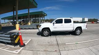 K9 Inspection US Border Patrol Checkpoint Falfurrias Texas 9 March 2024 GX012699 [upl. by Nnylyak]