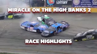 Highlights  Miracle on the High Banks 2 at Slinger  42323 [upl. by Bates]