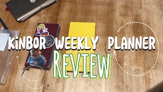 Kinbor Weekly Planner Overview and Review [upl. by Ahsikym]