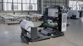 ZXHC21200 Non woven 2 color flexo printing machine explanation [upl. by Agnella]