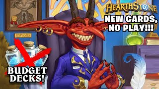 Top Budget Decks in Hearthstone without the Mini Set [upl. by Rastus453]