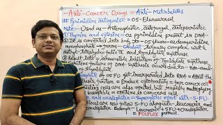 Anticancer Drug Part09 Pyrimidine Analogue  Pyrimidine Antagonist  05 Fluorouracil  Anticancer [upl. by Edlin458]