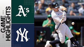 Athletics vs Yankees Game Highlights 51023  MLB Highlights [upl. by Mueller]