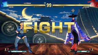 Street Fighter V  Lucia vs F A N G [upl. by Ijok]