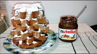 Pandoro con la Nutella  dolce veloce per Natale con il pandoro [upl. by Epp]