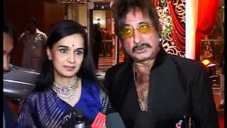 Shakti Kapoor and family at Bappa Lahiris marriage partyflv [upl. by Malarkey]