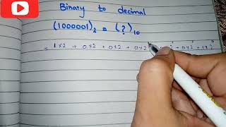 Binary to Decimal conversion in urdu [upl. by Reamy]