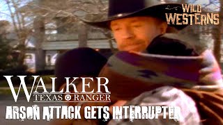 Walker Texas Ranger  Walker amp Trivette Save Family From Fire Attack 🔥  Wild Westerns [upl. by Mullen512]