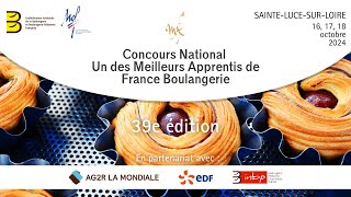 39e édition du Concours National Un des Meilleurs Apprentis de France Boulangerie [upl. by Ynaffets]