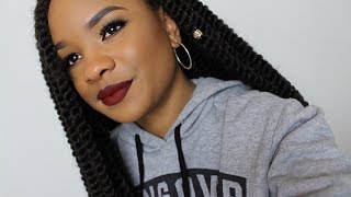 CROCHET SENEGALESE TWISTS HOW LONG IT TOOK COST AND REVIEW [upl. by Acenom]