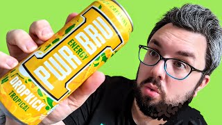 Irn Bru Power Bru 🏴󠁧󠁢󠁳󠁣󠁴󠁿 Dropkick Tropical Review [upl. by Vita]