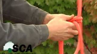 Taughtline knot for tree workers [upl. by Lewse]