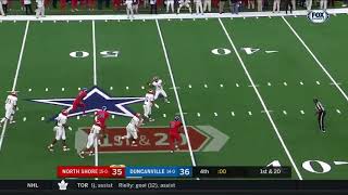 Greatest High School Football Finish North Shore wins 2018 6A Texas High School State Championship [upl. by Anerhs429]