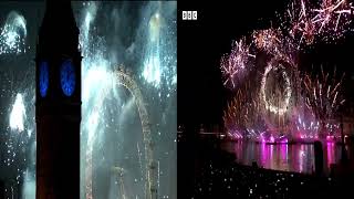 London NYE 2016 VS 2023 Full Version [upl. by Letnoj]