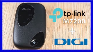 Review y configuración de Internet móvil con router MIFI TPlink M7200 y tarjeta Digi Ilimitodo [upl. by Einomrah]