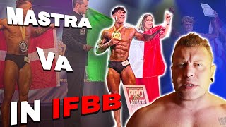 MASTRA in IFBB da NATURAL5KG di muscoli in un anno [upl. by Kceb810]