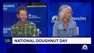 Celebrating National Doughnuts Day Rise Doughnuts cofounders on the success of their shop [upl. by Kamp735]