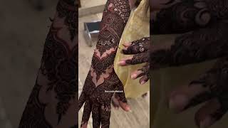 Beutiful 💞 Bridal mehndi design😻 [upl. by Ledda]