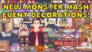 New Monster Mash Event Decorations 2024  Good Pizza Great Pizza [upl. by Iatnohs]