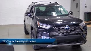 2023 Toyota RAV4 Hybrid Limited Sport Utility Akron Canton Wadsworth Cuyahoga Falls Green [upl. by Kcin]