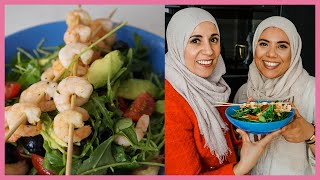 Frisse garnalen salade  Ramadan 2021  Healthy Sisters [upl. by Enitsrik621]