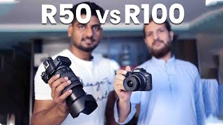 quotCanon EOS R50 vs R100 Unboxing amp Detailed Comparison  Which Mirrorless Camera is Right for Youquot [upl. by Kalie]