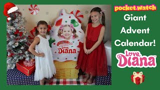 New Love Diana Princess of Play Kids Diana Show Dolls and Toys 12 Days of Diana Advent Calendar [upl. by Ahtnams800]