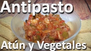 Como Hacer Antipasto De Atún Receta Fácil de hacer [upl. by Brown]