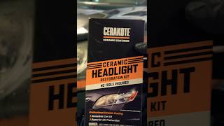 Easy Permanent Headlight Restoration cerakote detailing [upl. by Lantz]