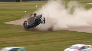 The TOP 50 BIGGEST MOTORSPORT CRASHES in 2023 [upl. by Persis283]