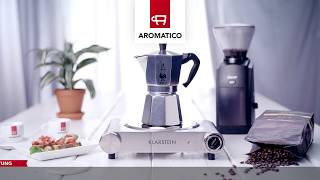 Die Bialetti als klassischer Espressokocher  Aromatico [upl. by Hsac471]