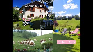 Location Vacances Maison Foncine le Haut Jura 4 Pers Réservation Disponibilités Juillet Août 2024 [upl. by Kingston64]