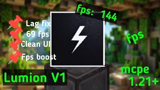 mcpe fps boost optifine work in 121±😋 [upl. by Ymmij]