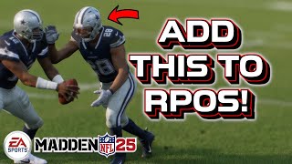 MAKE RPOS UNSTOPPABLE  Madden 25 Tips [upl. by Coffin]