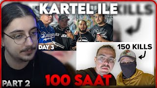 Baso quotMEKSIKA KARTELLERI ILE 100 SAATquot İZLİYOR PART 2 arab [upl. by Rodl]