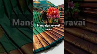 Mangalya koravai saree shortvedio [upl. by Neisa]