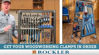 Best Mobile Woodworking Clamp and Tool Storage Rack [upl. by Lerad271]