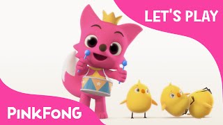 Play a Drum With Me  Lets Play With PINKFONG  PINKFONG Songs for Children [upl. by Haliled276]