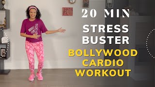 20 MIN STRESS BUSTER Bollywood Cardio Workout including Mindfulness Dancing  2023 BOLLYWOOD SONGS [upl. by Askari]