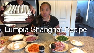 Lumpia Shanghai Recipe Pork beef  Filipino Food [upl. by Jaquelin]