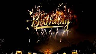 Happy Birthday Fireworks Version HD  Happy Birthday to You Song [upl. by Asoj]