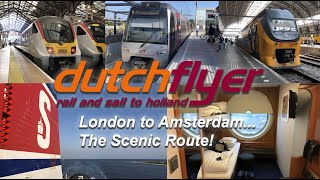 London to Amsterdam by TRAIN FERRY amp METRO  Greater Anglia amp Stena Lines quotDutchflyerquot Rail amp Sail [upl. by Oirtemed635]