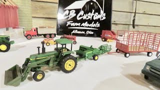 Amazing 164 Custom Farm Toys on Display at the 2018 Toy Tractor Times Dinner [upl. by Leroi]