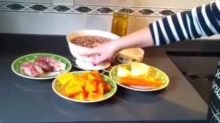 Judias o alubias pintas con calabaza  Lulurecetas [upl. by Carolle]